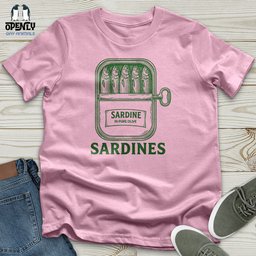 Sardines Unisex T Shirt Gift For Animal Lover