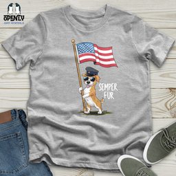 Semper Fur Unisex T Shirt Gift For Animal Lover