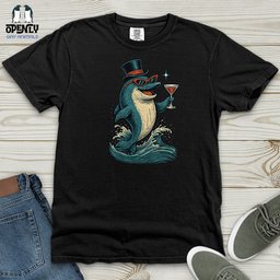 Party Dolphin Heavy Cotton Comfort Colors Tee Gift For Animal Lover