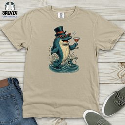 Party Dolphin Heavy Cotton Comfort Colors Tee Gift For Animal Lover