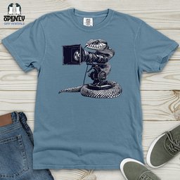 Snake Cinematic Shoot Heavy Cotton Comfort Colors Tee Gift For Animal Lover