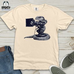 Snake Cinematic Shoot Heavy Cotton Comfort Colors Tee Gift For Animal Lover