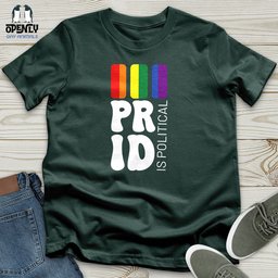 Pride Is Political Unisex T Shirt Gift For Animal Lover
