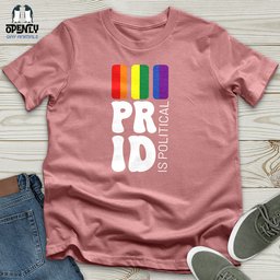 Pride Is Political Unisex T Shirt Gift For Animal Lover