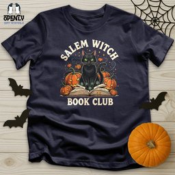 Salem Witch Book Club Unisex T Shirt Gift For Animal Lover