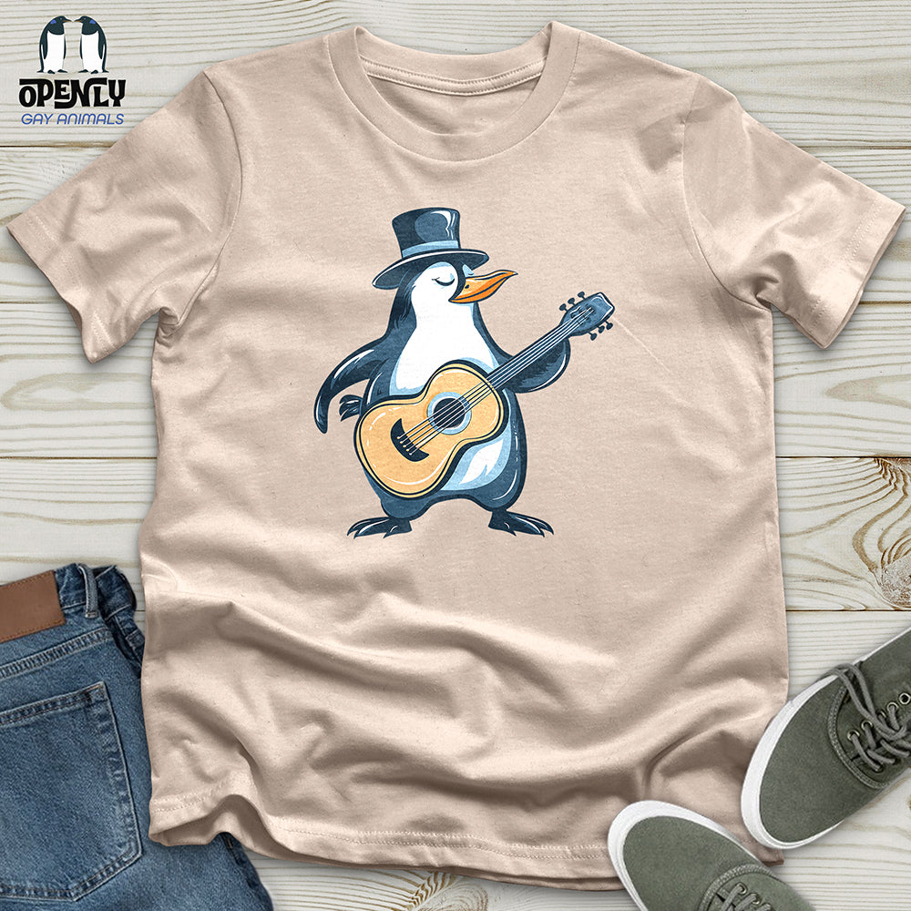 Penguin Minstrel Melodies Unisex T Shirt Gift For Animal Lover