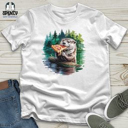 Otter Pizza Unisex T Shirt Gift For Animal Lover