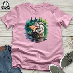 Otter Pizza Unisex T Shirt Gift For Animal Lover