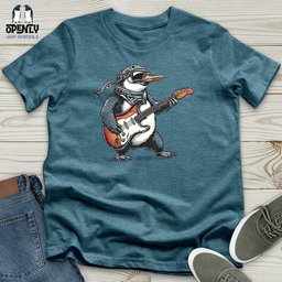 Penguin Rockstar Solo 2 Unisex T Shirt Gift For Animal Lover