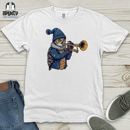 Owl Trumpet Performance Heavy Cotton Comfort Colors Tee Gift For Animal Lover