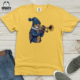 Owl Trumpet Performance Heavy Cotton Comfort Colors Tee Gift For Animal Lover