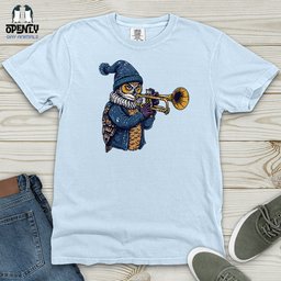 Owl Trumpet Performance Heavy Cotton Comfort Colors Tee Gift For Animal Lover