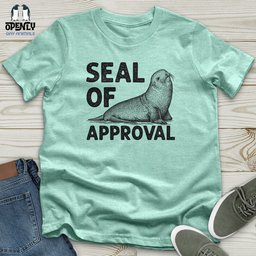 Seal Of Approval Unisex T Shirt Gift For Animal Lover
