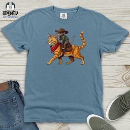 Sheriff Whiskers And The Saddle Mouse Heavy Cotton Comfort Colors Tee Gift For Animal Lover