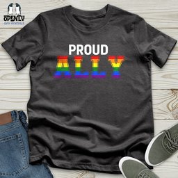 Proud Ally Unisex T Shirt Gift For Animal Lover