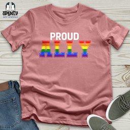 Proud Ally Unisex T Shirt Gift For Animal Lover
