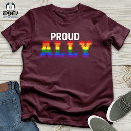 Proud Ally Unisex T Shirt Gift For Animal Lover