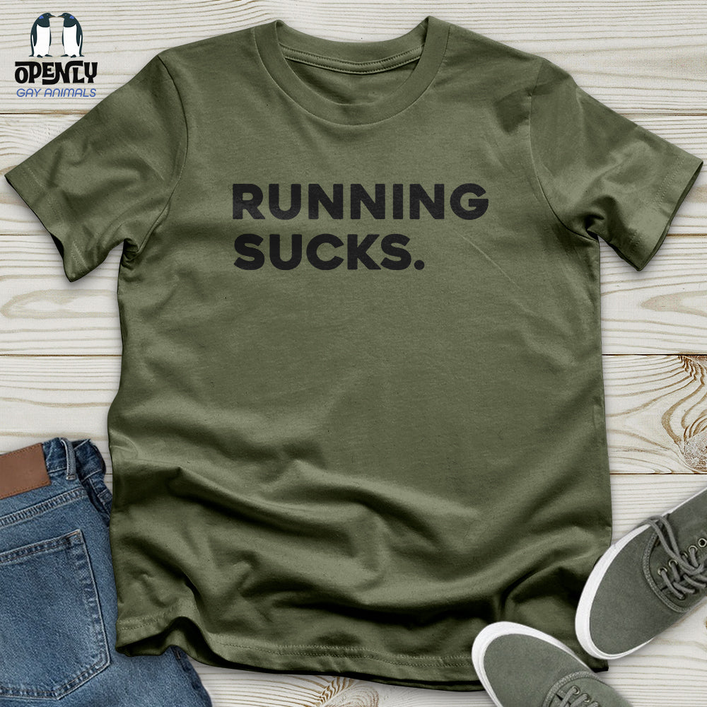 Running Sucks Softstyle Tee Gift For Animal Lover