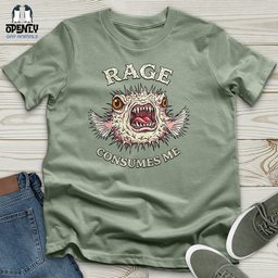 Rage Consumes Me Unisex T Shirt Gift For Animal Lover