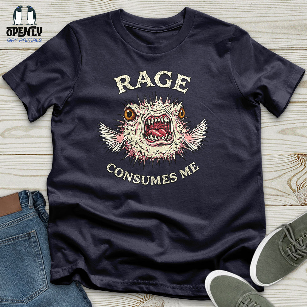 Rage Consumes Me Unisex T Shirt Gift For Animal Lover