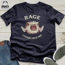 Rage Consumes Me Unisex T Shirt Gift For Animal Lover