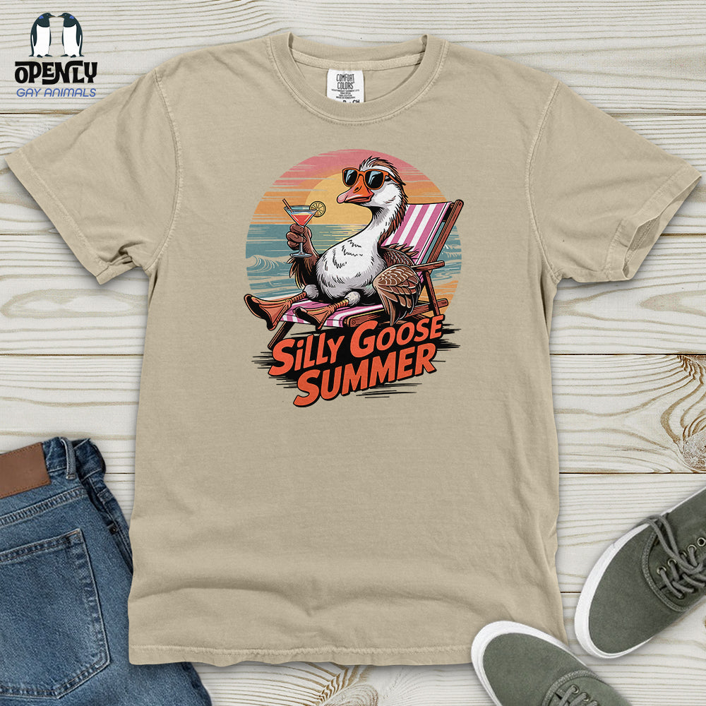 Silly Goose Summer Heavy Cotton Comfort Colors Tee Gift For Animal Lover