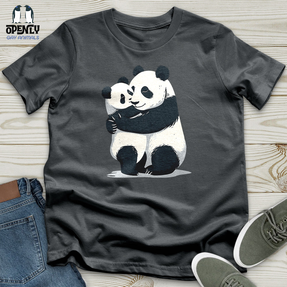 Panda Cuddle Embrace Unisex T Shirt Gift For Animal Lover