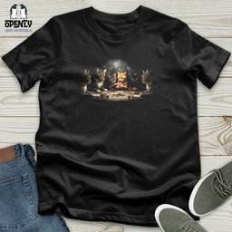 Poker Cats Unisex T Shirt Gift For Cat Lover
