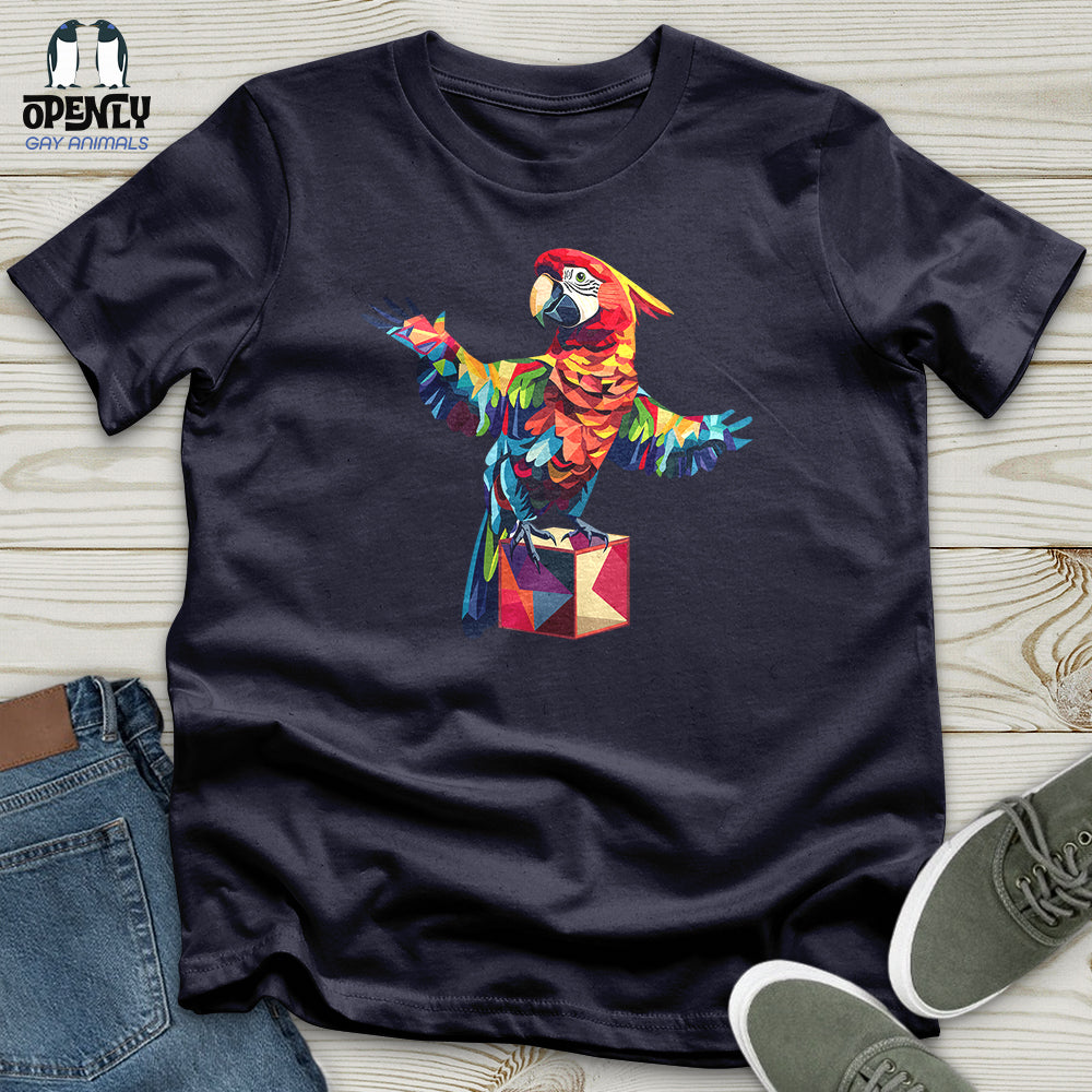 Parrot Geometric Dance Unisex T Shirt Gift For Animal Lover