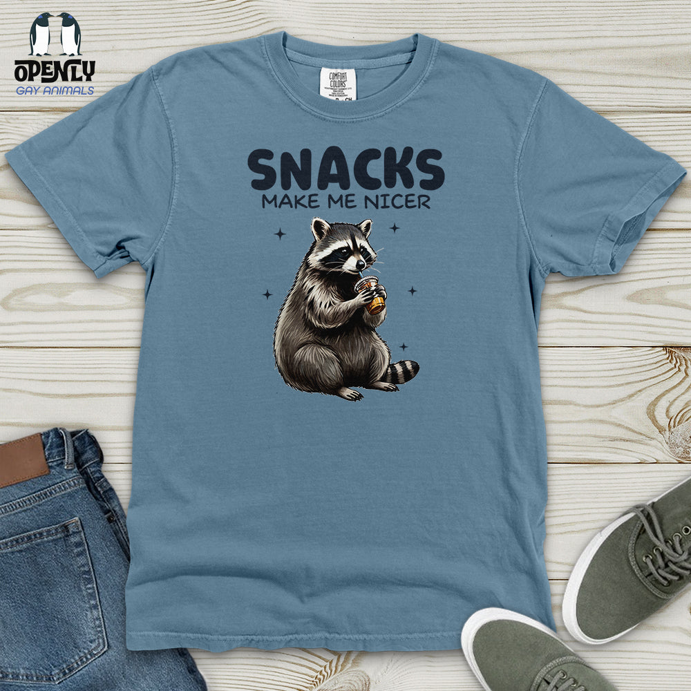 Snacks Heavy Cotton Comfort Colors Tee Gift For Animal Lover