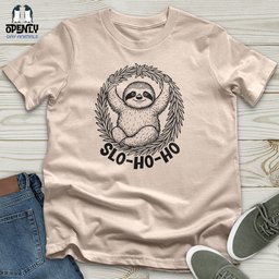 Slo Ho Ho Unisex T Shirt Gift For Animal Lover