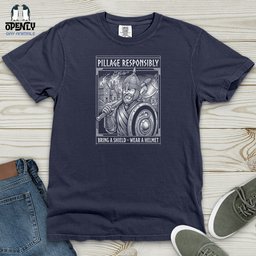 Pillage Responsibly Heavy Cotton Comfort Colors Tee Gift For Animal Lover