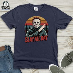 Slay All Day Heavy Cotton Comfort Colors Tee Gift For Animal Lover