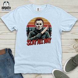 Slay All Day Heavy Cotton Comfort Colors Tee Gift For Animal Lover