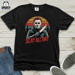 Slay All Day Heavy Cotton Comfort Colors Tee Gift For Animal Lover
