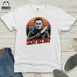 Slay All Day Heavy Cotton Comfort Colors Tee Gift For Animal Lover