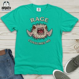 Rage Consumes Me Heavy Cotton Comfort Colors Tee Gift For Animal Lover