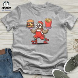 Sloth Server Unisex T Shirt Gift For Animal Lover