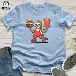 Sloth Server Unisex T Shirt Gift For Animal Lover