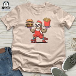 Sloth Server Unisex T Shirt Gift For Animal Lover