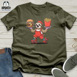 Sloth Server Unisex T Shirt Gift For Animal Lover