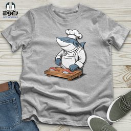 Shark Chef Unisex T Shirt Gift For Animal Lover