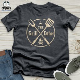 The Grill Father Softstyle Tee Gift For Dad