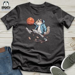 Squirrel Basketball Hustle Unisex T Shirt Gift For Animal Lover