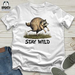 Stay Wild Unisex T Shirt Gift For Animal Lover