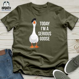 Today Im A Serious Goose 2 Unisex T Shirt Gift For Animal Lover