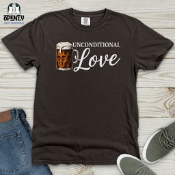 Unconditional Love Heavy Cotton Comfort Colors Tee Gift For Animal Lover
