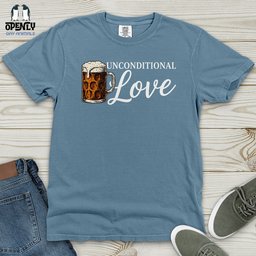 Unconditional Love Heavy Cotton Comfort Colors Tee Gift For Animal Lover