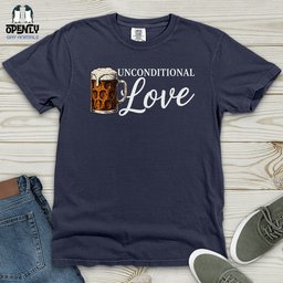Unconditional Love Heavy Cotton Comfort Colors Tee Gift For Animal Lover
