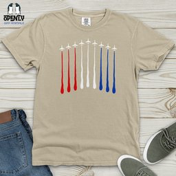 USA Air Fire Heavy Cotton Comfort Colors Tee Gift For Animal Lover